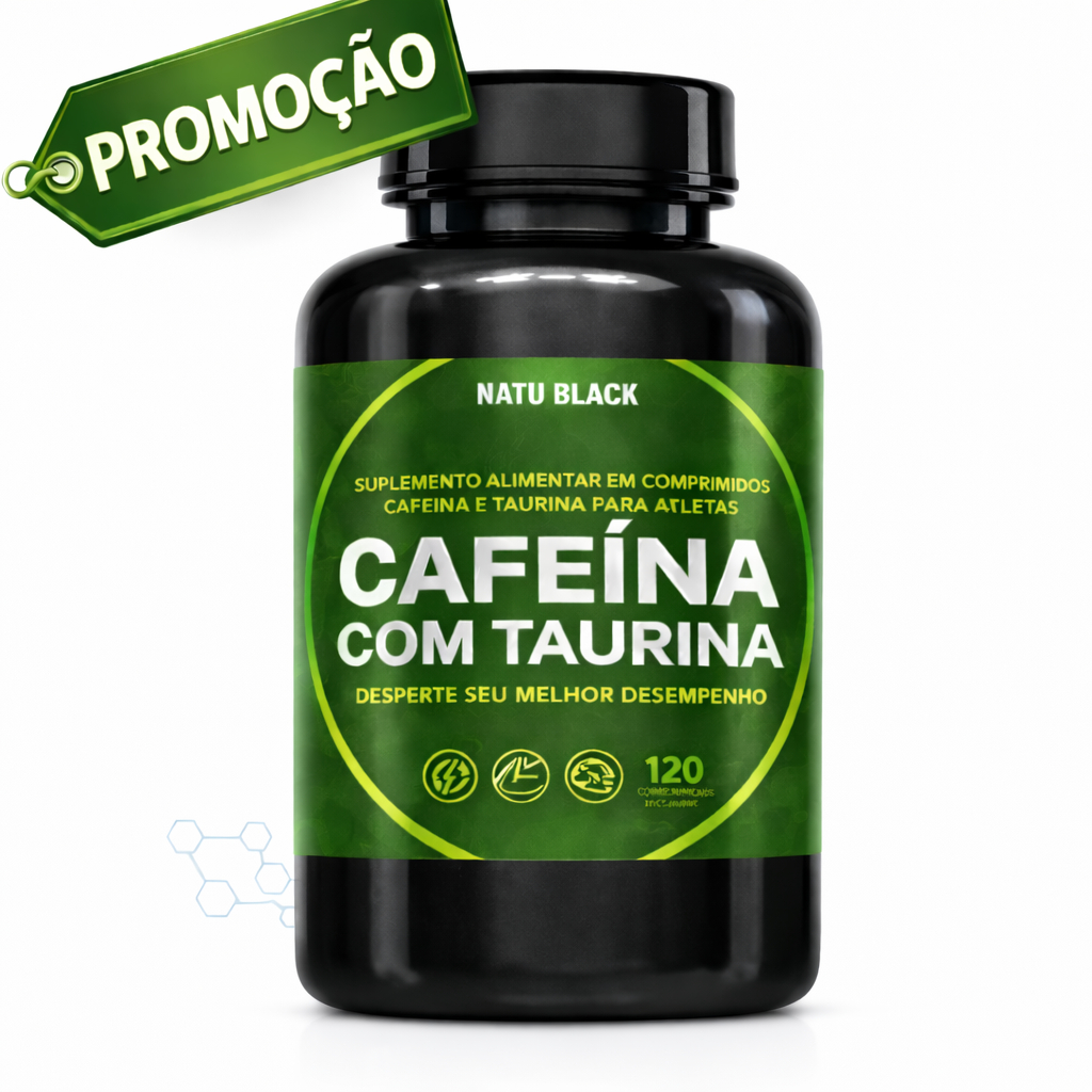 Cafeina Com Taurina ORIGINAL Termogenico Pre Treino  ( POTE PARA 60 DIAS USO )