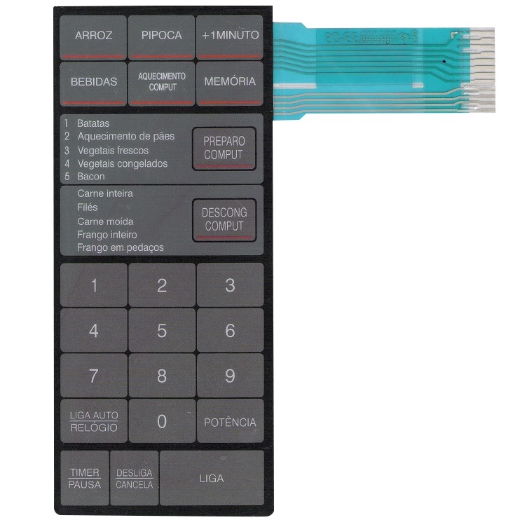 MEMBRANA MICRO-ONDAS COMPATÍVEL COM SHARP RB5A43 RB4A43 RB5A53