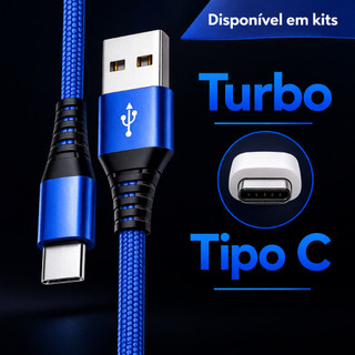 Cabo de Carregador Usb-c Antiquebra 2 Metros Tipo C