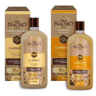 Kit Tio Nacho Shampoo e Condicionador Clareador 415ml