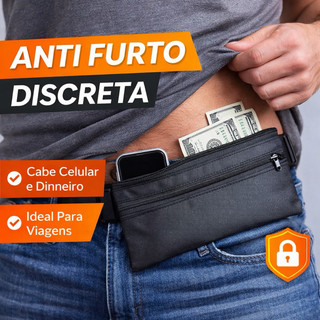 Doleira Anti Furto Discreta Porta Celular Dinheiro (TEM.DE.TUDO.VARIEDADES_)