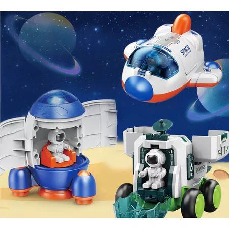 Kit Brinquedo Espacial Foguete e Nave - Explore o Espaço, Diversão e Imaginação para Crianças