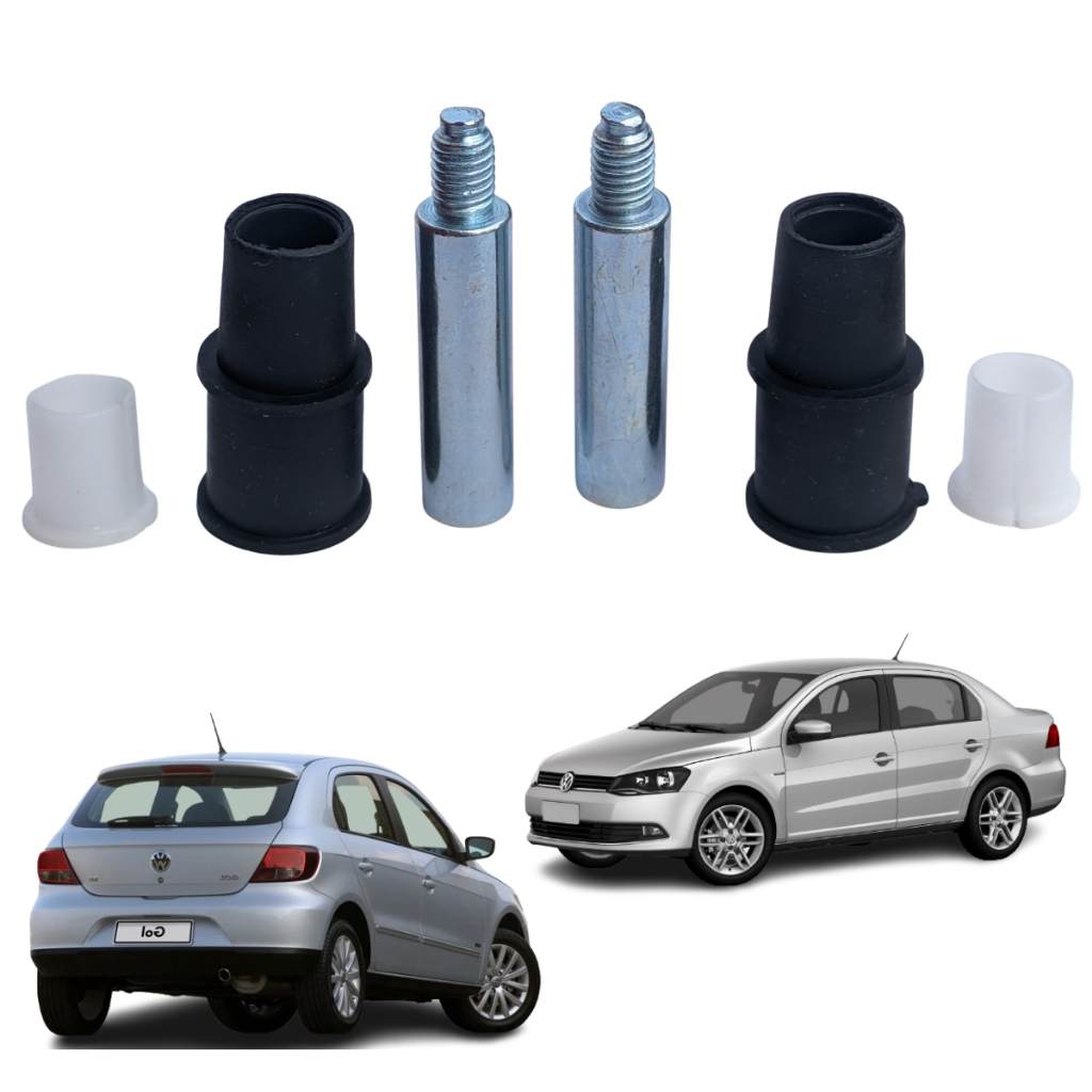 Kit Pino Guia bucha Pinça de freio dianteiro VW GOL G3 G4 G5 2003 ATÉ 2022 C/ SISTEMA DE FREIO ATE