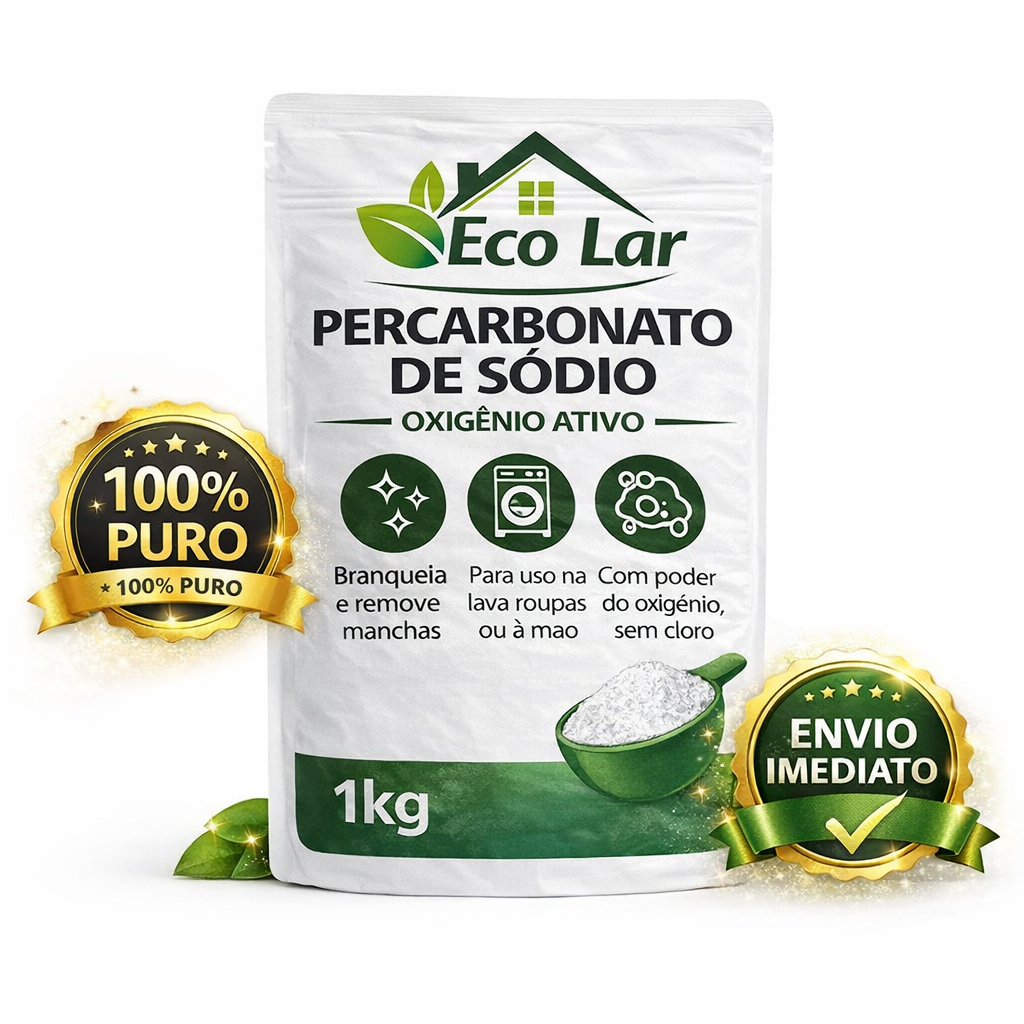 Detalhes do Percarbonato de Sódio Composto  1kg – Remove Manchas Difíceis Sem Cloro 100% Puro