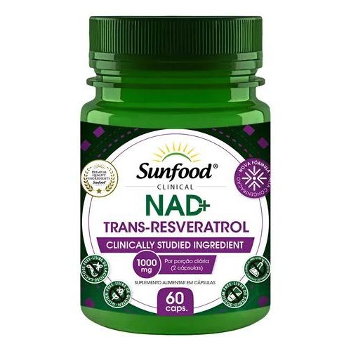 Nad + Trans Resveratrol 1000mg 60caps