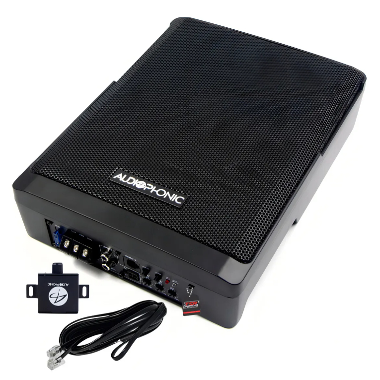 Caixa Amplificada Audiophonic Club Amplificador 200W 10" Subwoofer Slim