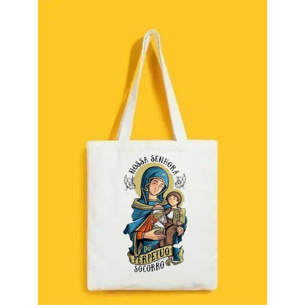 ECOBAG, sacola, Profissão, Professora, NOSSA SENHORA DO PERPETUO SOCORRO, CATOLICA ,BOLSA PRATICA E FACIL,DIA A DIA