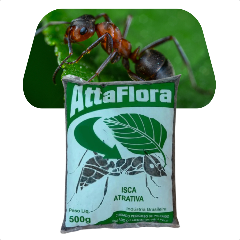 Isca de Formiga Cortadeira Granulada AttaFlora 500g