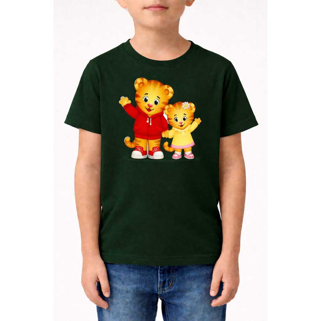 Camisa Daniel Tigre 100% Algodão Camiseta Daniel Tigre Blusa Daniel Tigre para o Dia a Dia Infantil
