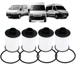 Filtro De Combustível 4 Unidades Ducato Boxer Jumper 2.8 2.3 16v