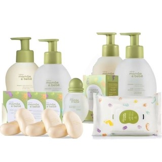 Kit Mamãe e Bebê completo com sabonete em barra