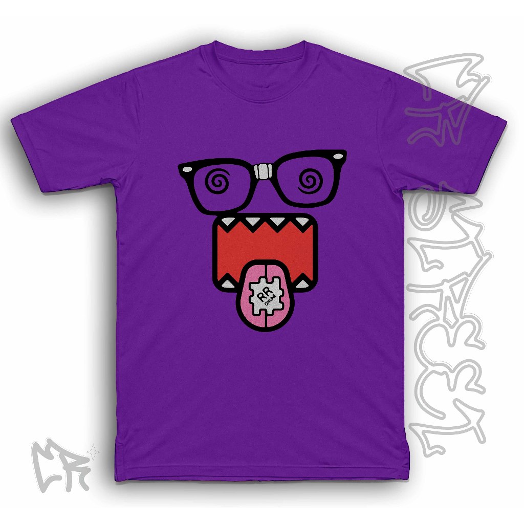 Camisetas Domo Kun Y2K Americano Engraçado Camisetas Femininas Masculinas Algodão Casual Vintage Manga Curta Oversized