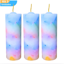 Velas Lider Vela Cigana 250g Caixa 3 Unidades Velas 7 Dias