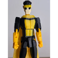 Boneco Dummy Invencivel Mark Sinistro 100% articulado