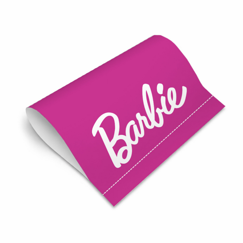 Etiqueta Tag para Carro Barbie Sticker Tag Personalizado Adesivo Car Wash Autocolante