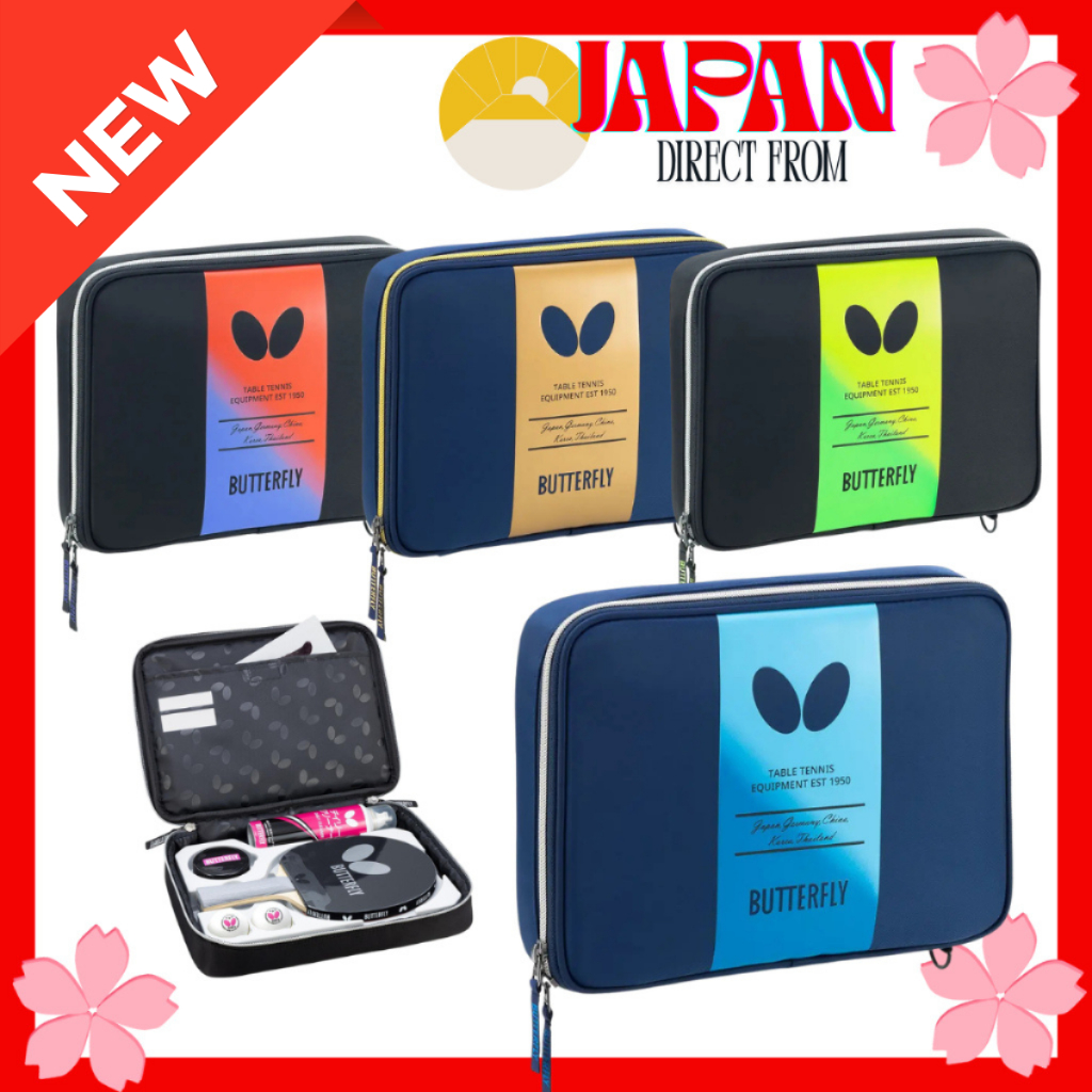 【Direct from Japan】 Butterfly BG Case 63510 Table Tennis Racket Case with Inner Storage Tray