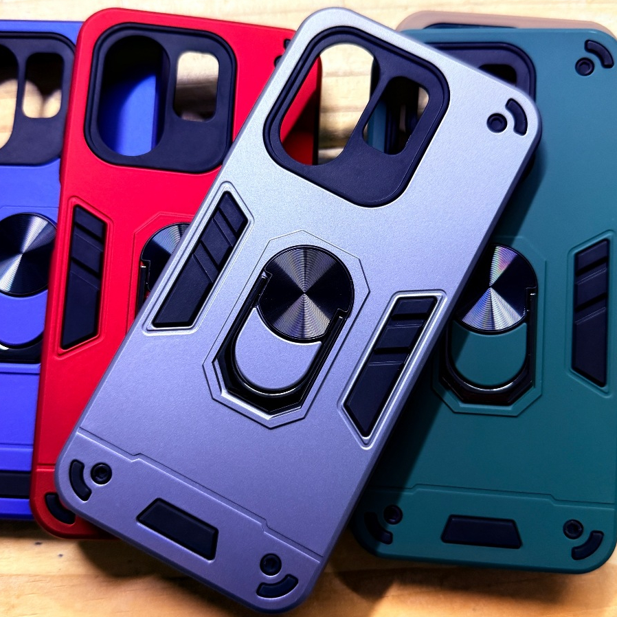 Infinix Smart 9 / Infinix Smart 10 / Infinix Smart 10 Plus Capa Capinha Anti impacto silicone com Suporte de Anel magnet