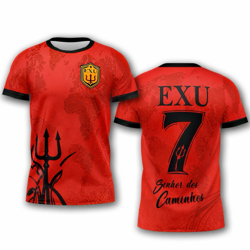 Camisa Exu - Exu Caveira - Exu Tiriri - Exu tranca rua - Exu do Lodo - Exu Pimenta