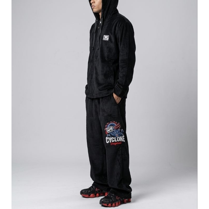 Conjunto Cyclone de veludo