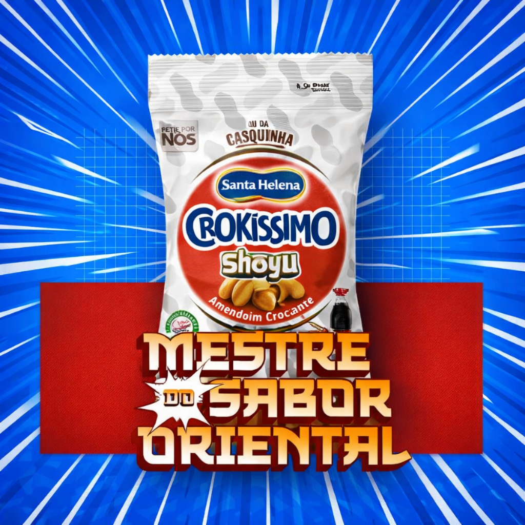 Amendoim Crocante Crokíssimo 400g Santa Helena Petiscos Festa