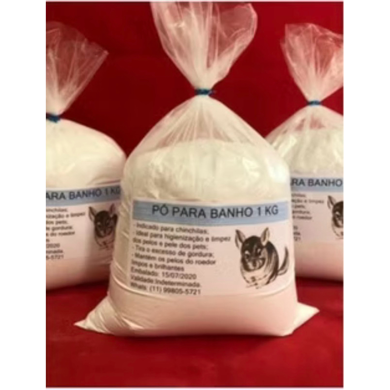 Pó para banho seco Hamster, Chinchilas - Roedores