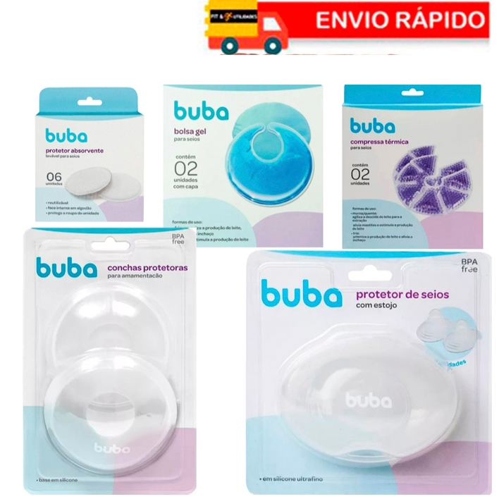 Bolsa Térmica Par Em Gel Para Seios Amamentação Buba