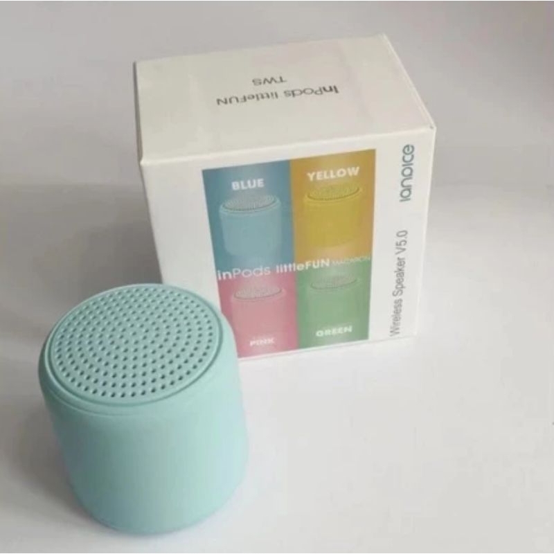 Mini Caixa de Som Bluetooth Portátil Inpods Little Fun com Bluetooth 5.0