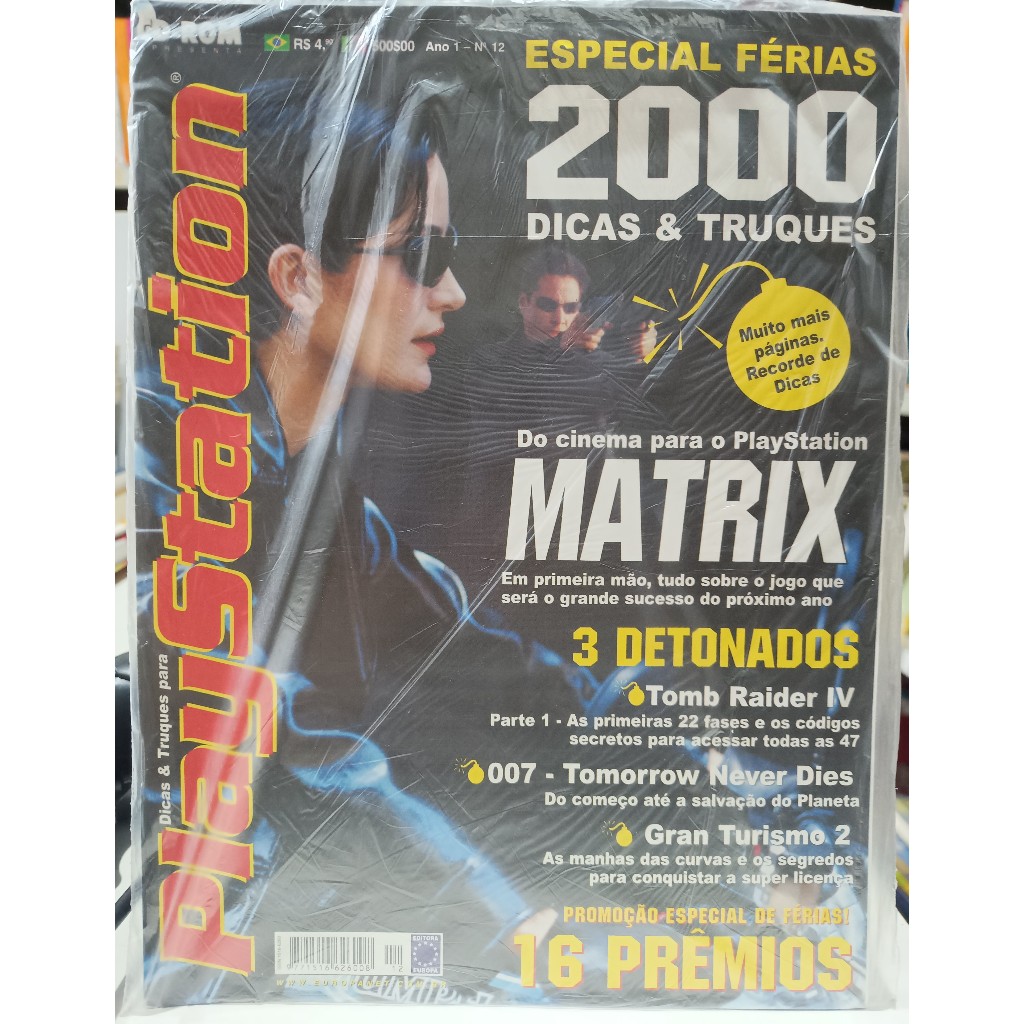 Revista PlayStation N°12 -  Especial Férias 2000 dicas e truques