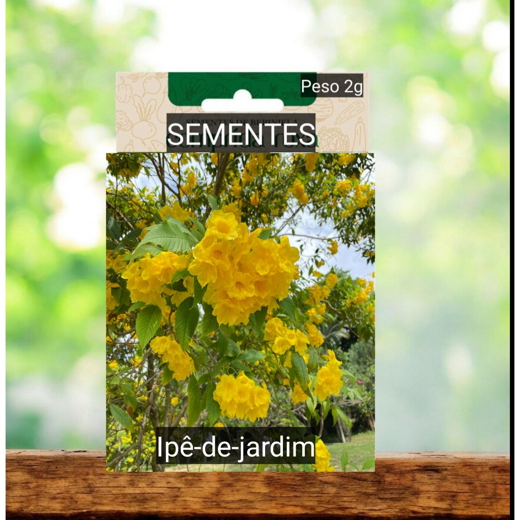 Kit Sementes Ipê de Jardim Porte Baixo Plante em Vaso Jardim