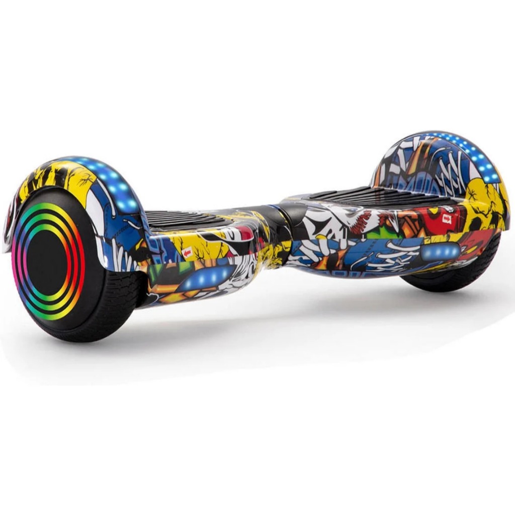 Hoverboard Overboard Infantil Skate Elétrico 6.5" Led Bluetooth Bateria De Grande Capacidade Motor