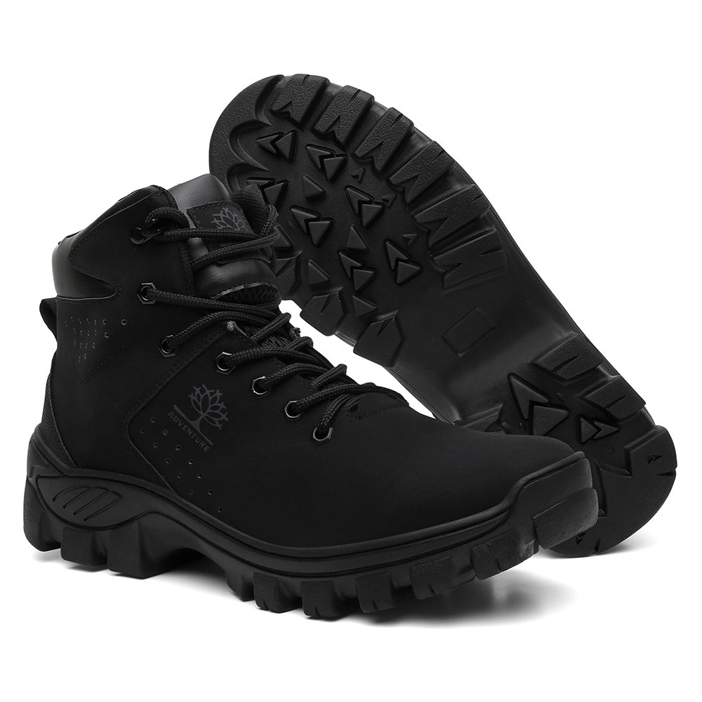 Bota Coturno Masculina Confortável Resistencia Durabilidade Leve Trilha Trabalho Dia a Dia