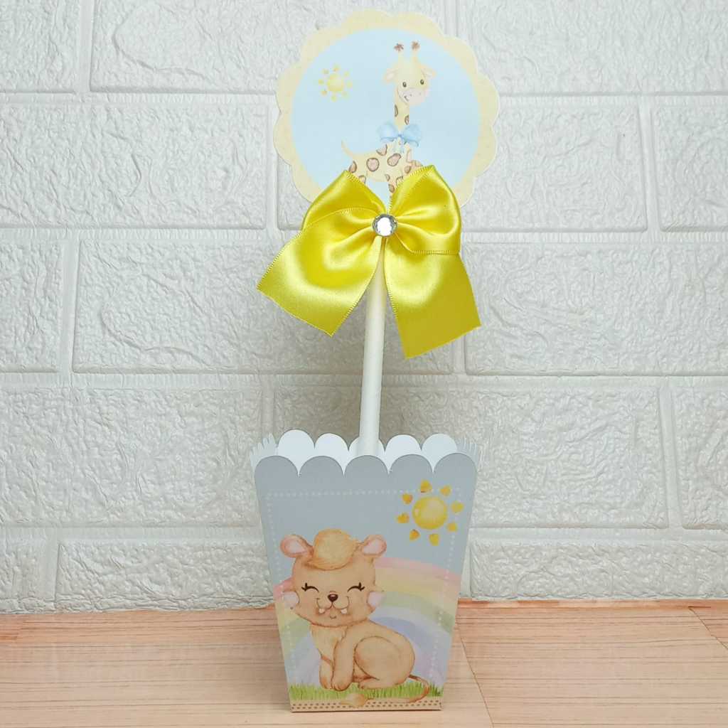 Centro de Mesa Personalizada - Cachepô - Semi-Montadas - Lembrancinha para Festas - Arca de Noé