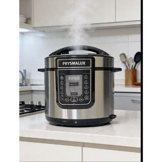 Panela de pressão elétrica, 5L/6L, aço inoxidável, antiaderente, fácil de limpar, prática e conveniente, envio imediato.