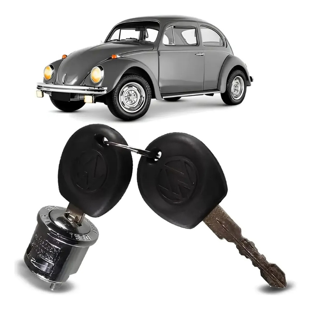 Cilindro Ignição Fusca 59 a 77 2 Pinos Com Chave em Oferta na Shopee