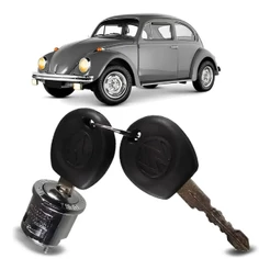 Cilindro Ignição Fusca 59 a 77 2 Pinos Com Chave