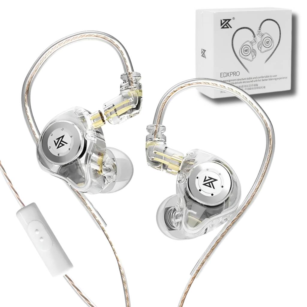 Fone De Ouvido Profissional EDX Pro Intra-auricular Driver Dinâmico Magnético 10mm Original Gamer