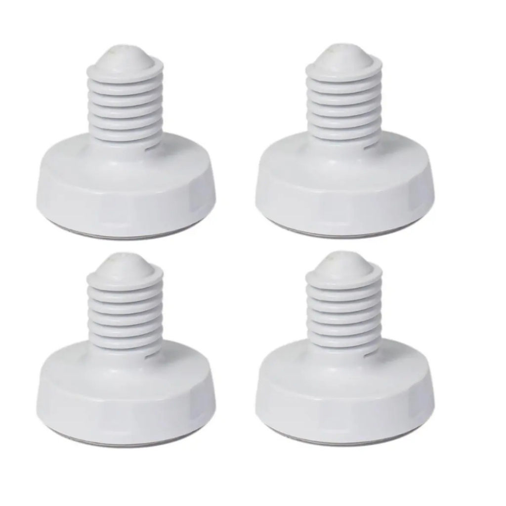 Kit 4 Pés Níveladores para Lavadora Electrolux LTE12 LT10 LT12 LTD06