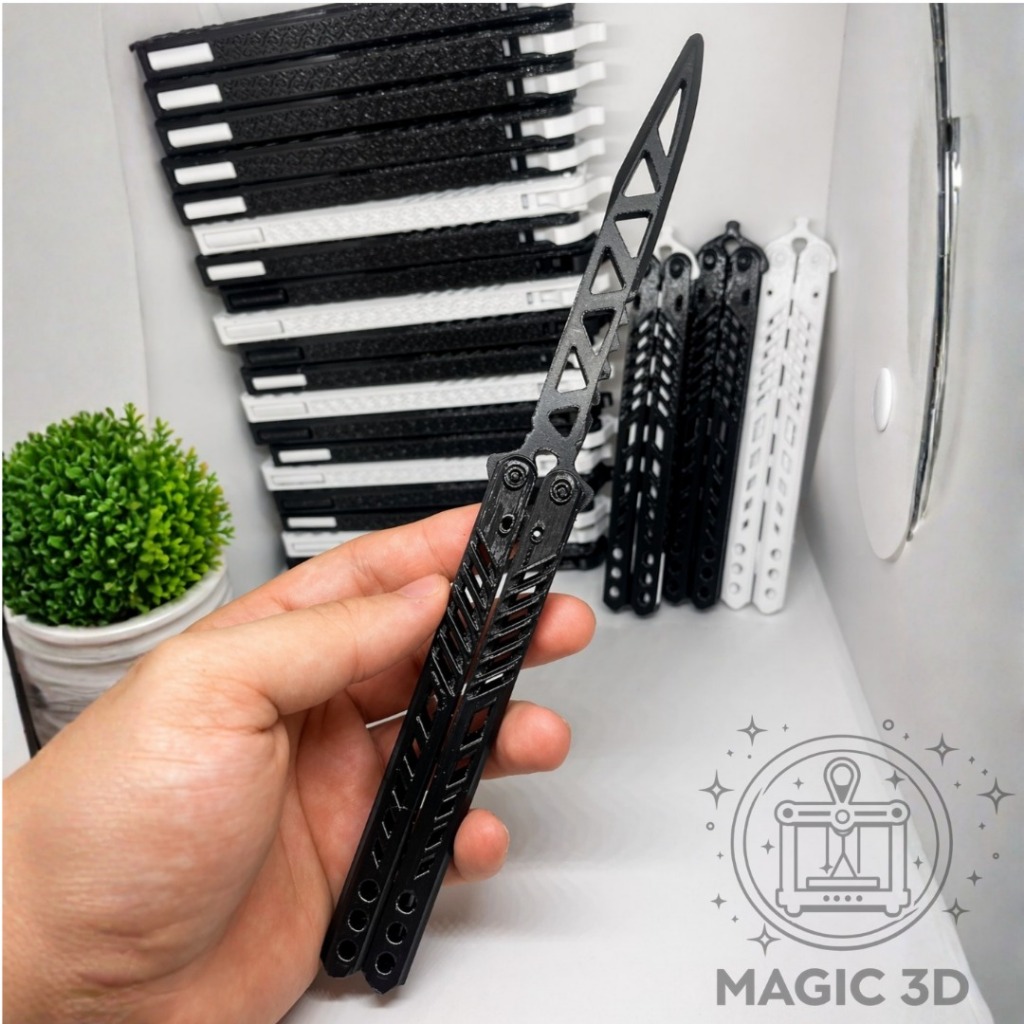 Balisong Fidget Trainer Butterfly para Antiestresse, treinos, manobras - sem corte, Brinquedo