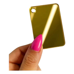 Placa Chapa Acrílico Espelhado Várias Cores Para Corte a Laser Decorativo