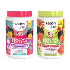 Kit Morango e Melancia com 2 Cremes para Pentear