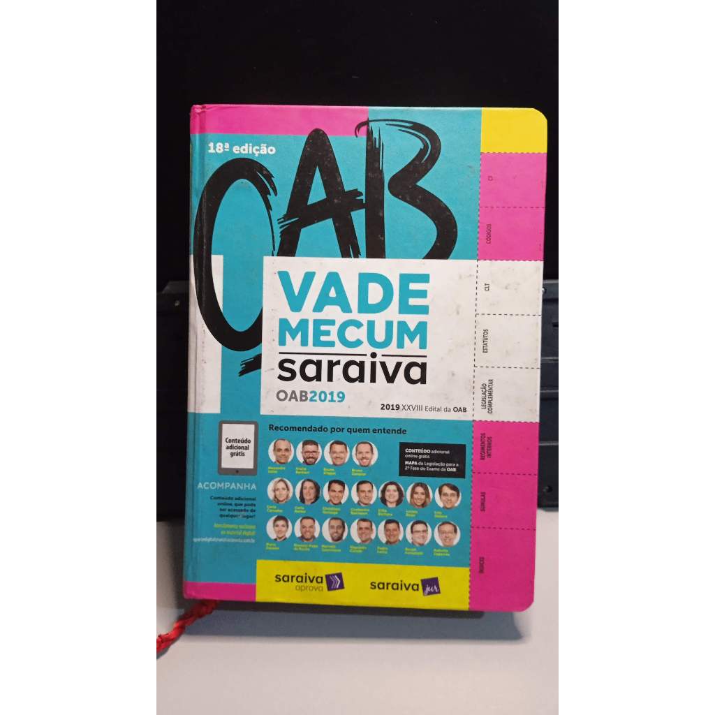Livro Vade Mecum Saraiva OAB 2019 18ª edição