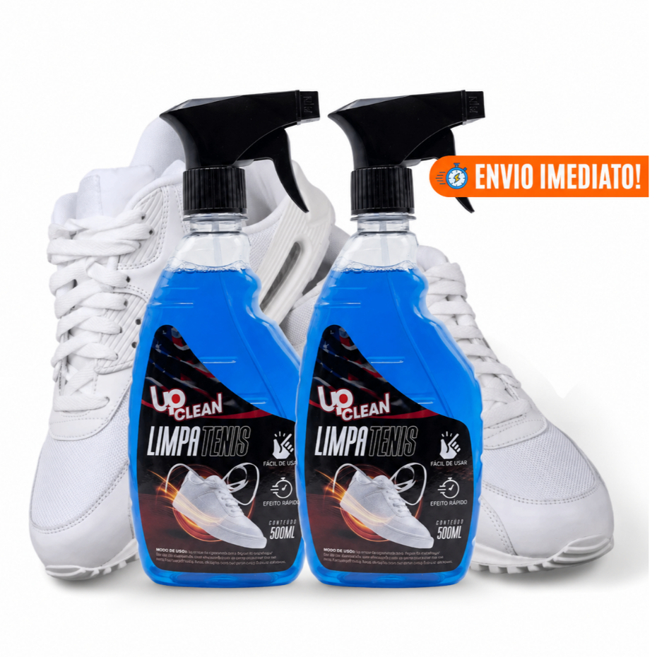 Kit 2 Limpa Tênis Spray Premium Limpeza Profunda 500ml