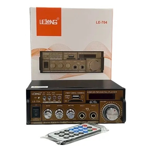 Mini Amplificador com Karaokê Lelong