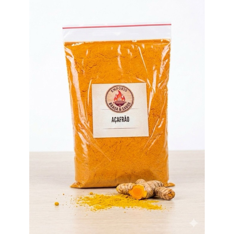 Açafrão da Terra (Cúrcuma) em Pó Premium 100g 200g 500g e 1kg