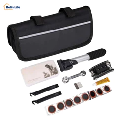 Kit Reparo De Pneu E Ferramentas Bike Bicicleta Luatek LKD-221 Portátil Ciclista