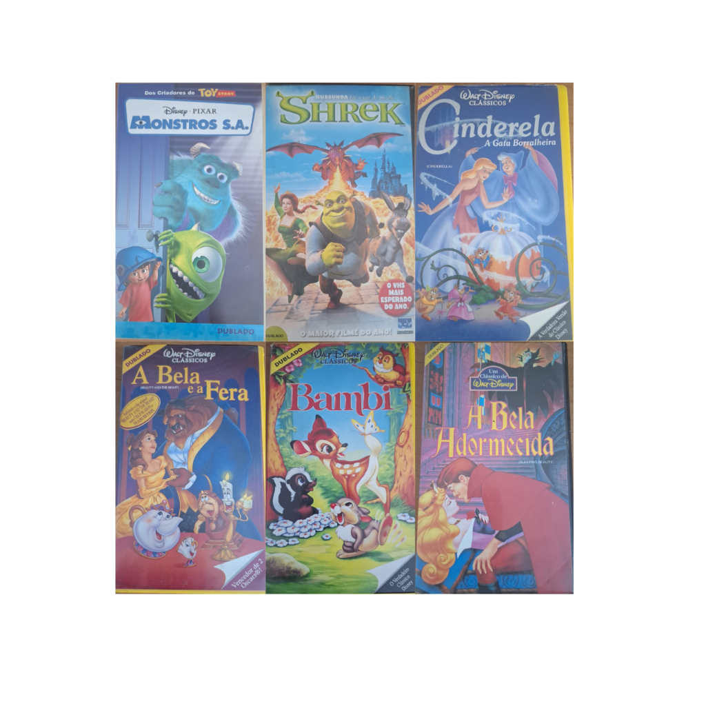 VHS  Fitas de Desenhos Disney e Outros