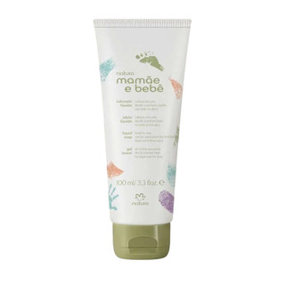 Sabonete Líquido da Cabeça aos Pés Mamãe e Bebê Natura - 100 ml