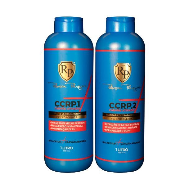 Kit CCRP + Carvão Ativado 1 Litro Robson Peluquero RP - Original