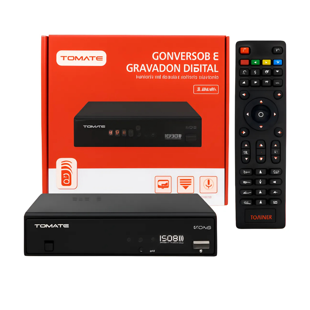 Conversor Digital E Gravador Tomate Mcd 888 Preto Rca Hdmi