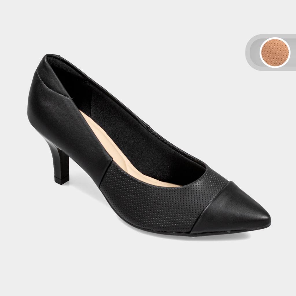Scarpin Feminino Modare Para Joanete Ultraconforto Acolchoado Strech Salto Still